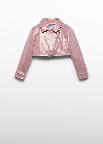 Abel & Lula Zomer biker jasje meisjes - roze Abel & Lula Zomer biker jasje meisjes - roze