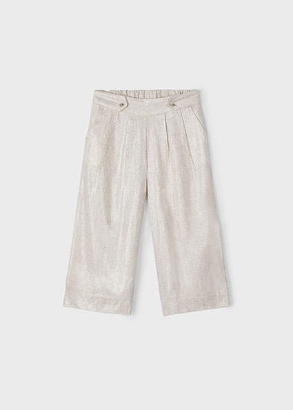 Mayoral Zomer broek linnen meisjes - beige Mayoral Zomer broek linnen meisjes - beige