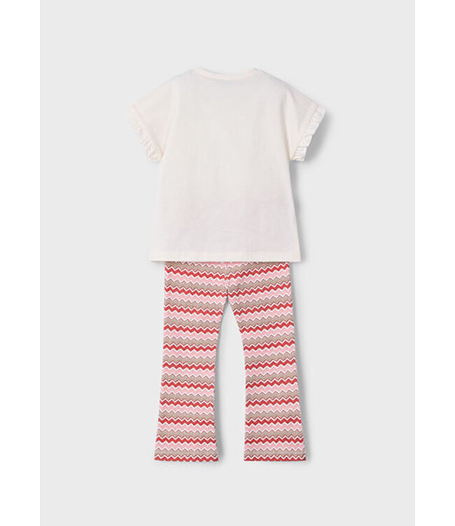 Mayoral Zomer flair broek + top meisjes - zalm roze