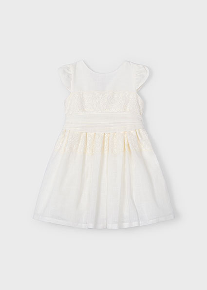 Mayoral Zomer jurk meisjes - natural wit Mayoral Zomer jurk meisjes - natural wit