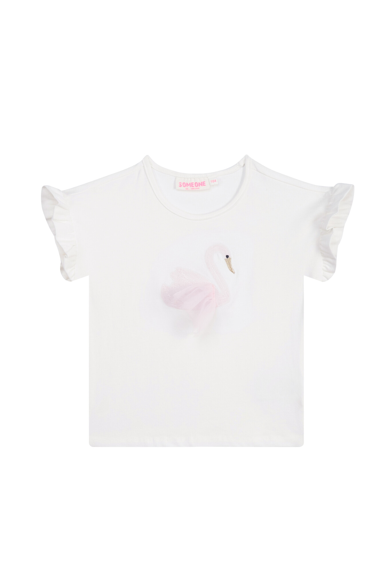 Someone Zomer t-shirt meisjes - ecru - amanda Someone Zomer t-shirt meisjes - ecru - amanda