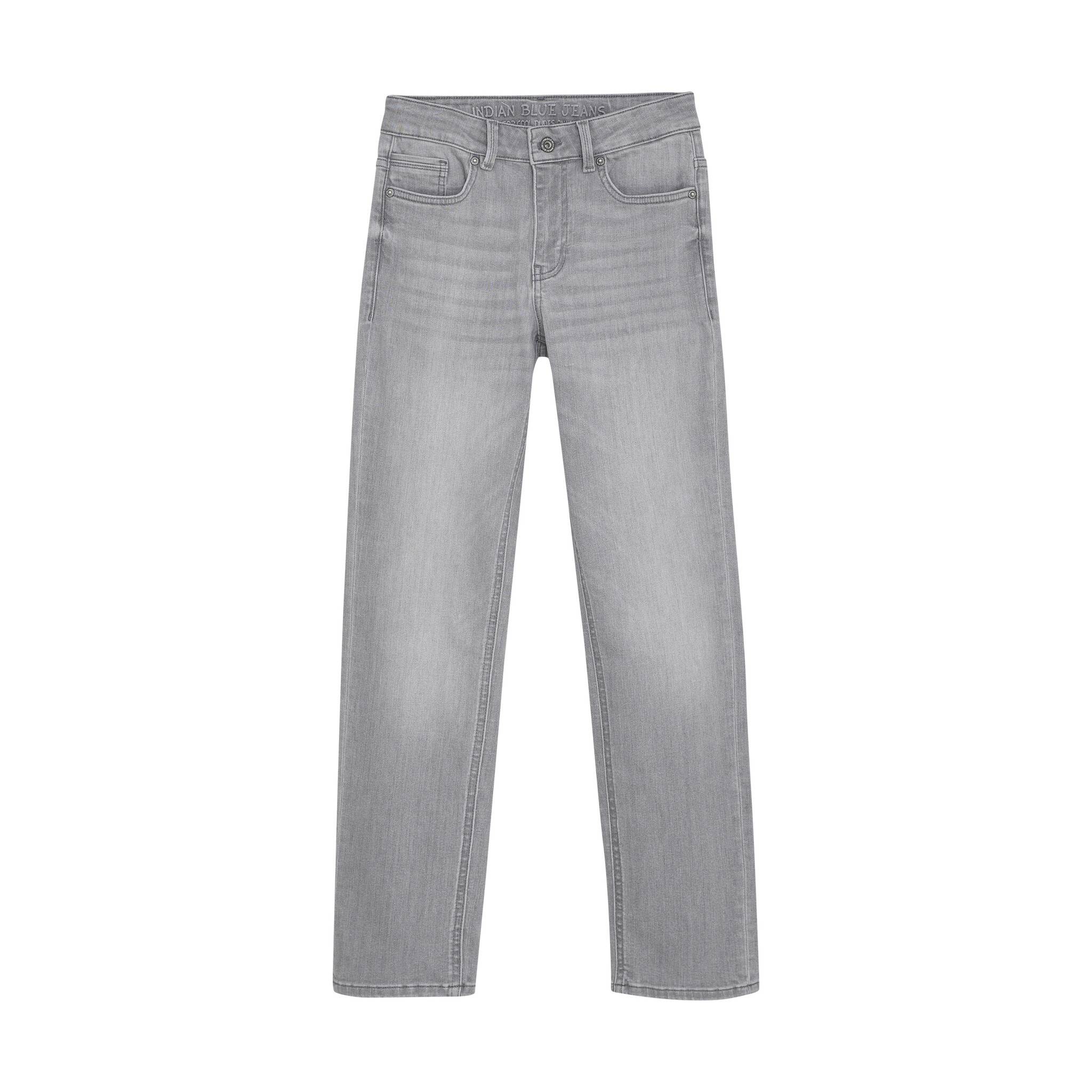 Indian Blue Jeans Zomer jeans broek jongens - grijs - 2552 wide straight fit Indian Blue Jeans Zomer jeans broek jongens - grijs - 2552 wide straight fit