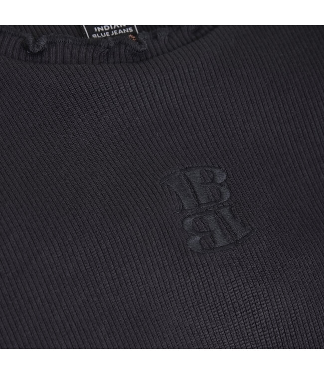 Indian Blue Jeans Zomer T-shirt S/S meisjes - grijs - cropped