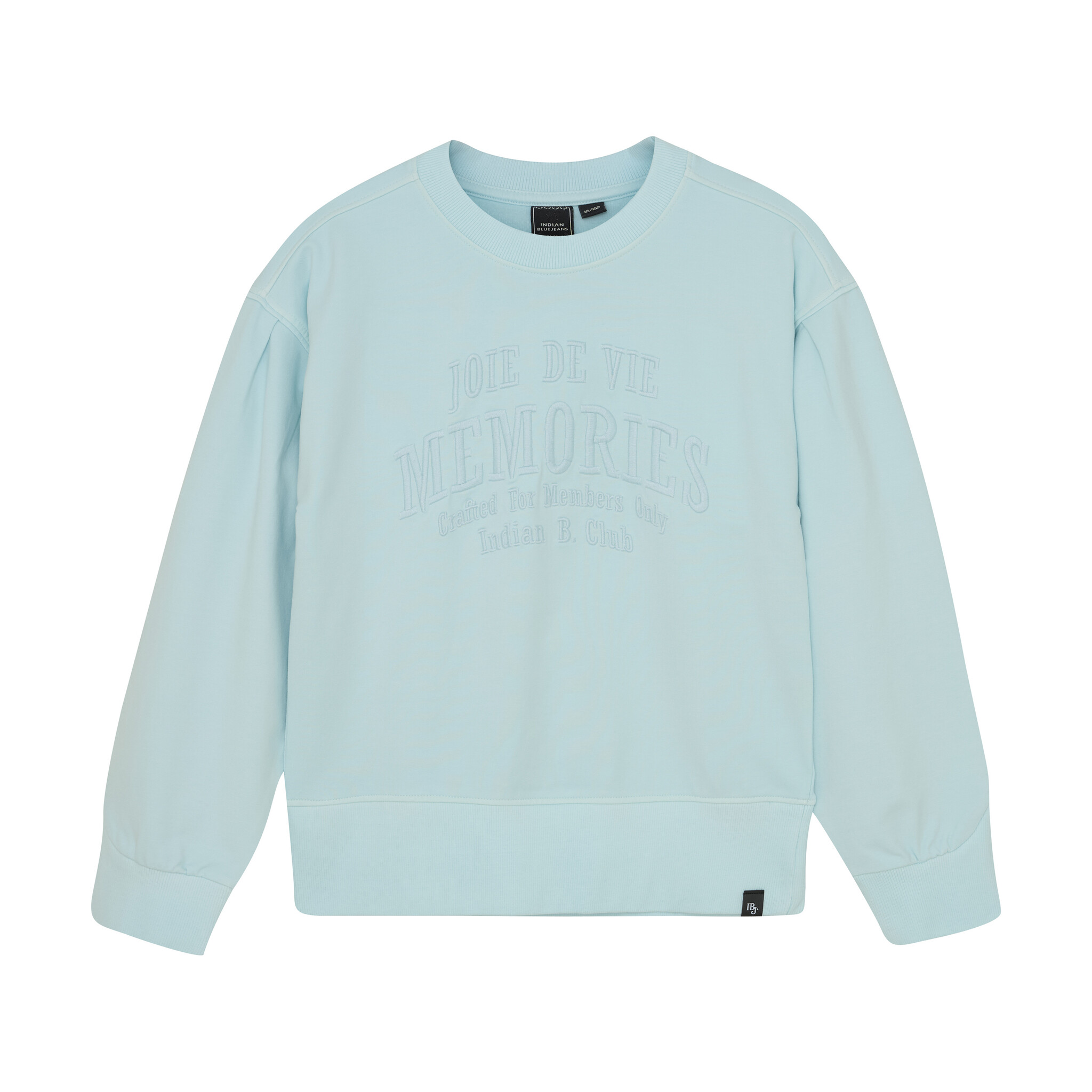 Indian Blue Jeans Zomer sweater meisjes - blauw - embroidery Indian Blue Jeans Zomer sweater meisjes - blauw - embroidery