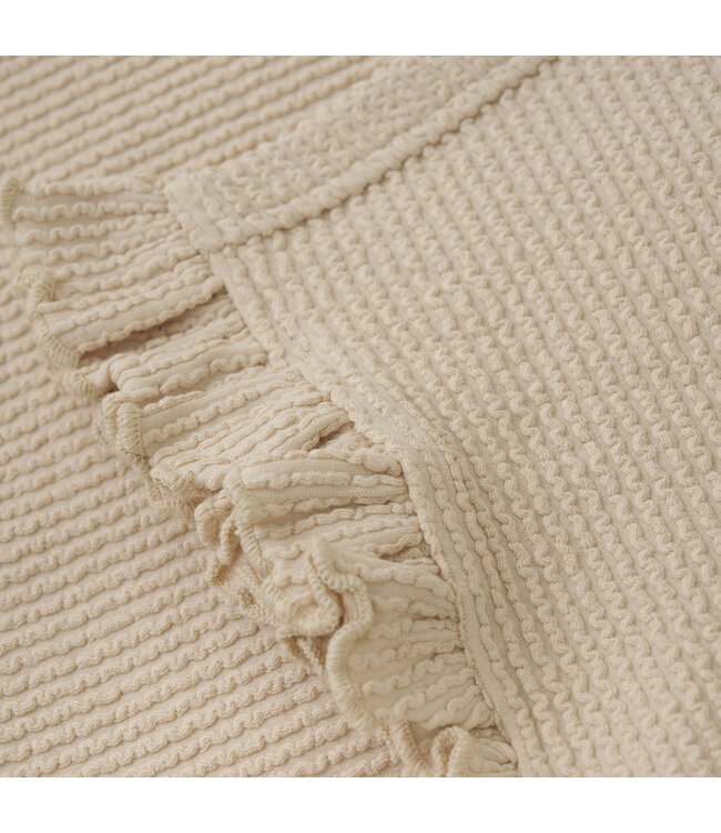 Indian Blue Jeans Zomer top meisjes - zand - cropped - ruffel