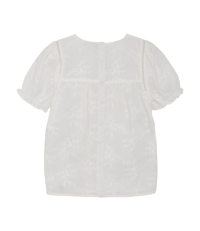 Indian Blue Jeans Zomer T-shirt S/S meisjes - wit - embroidery