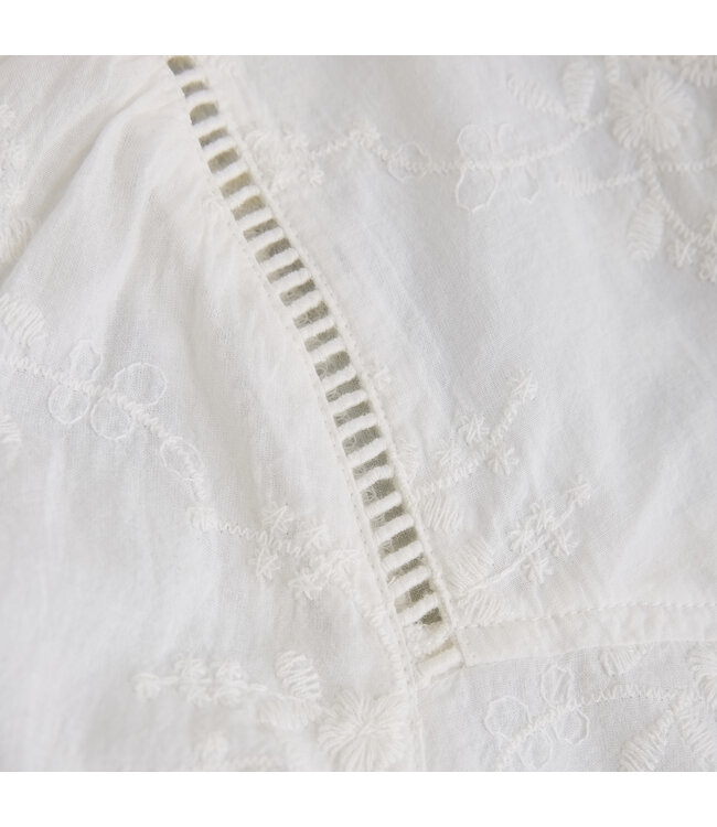 Indian Blue Jeans Zomer T-shirt S/S meisjes - wit - embroidery