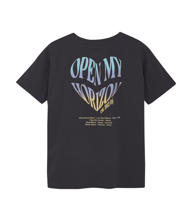 Indian Blue Jeans Zomer T-shirt S/S meisjes - grijs - print