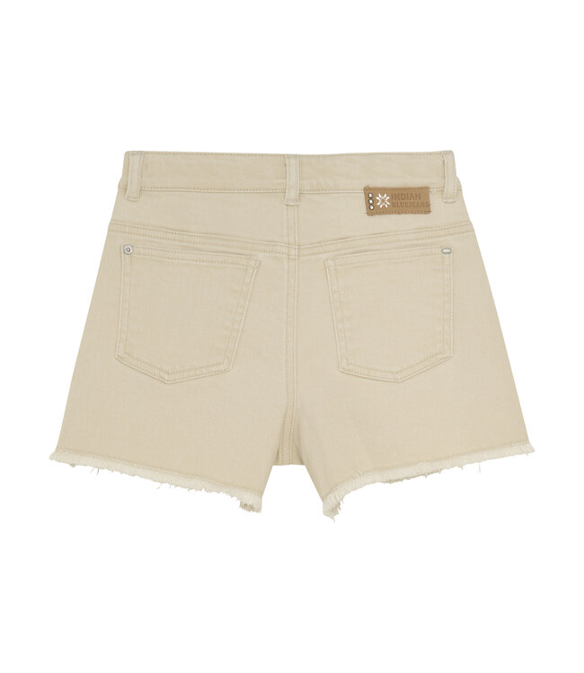Indian Blue Jeans Zomer jeans short meisjes - zand - wide fit