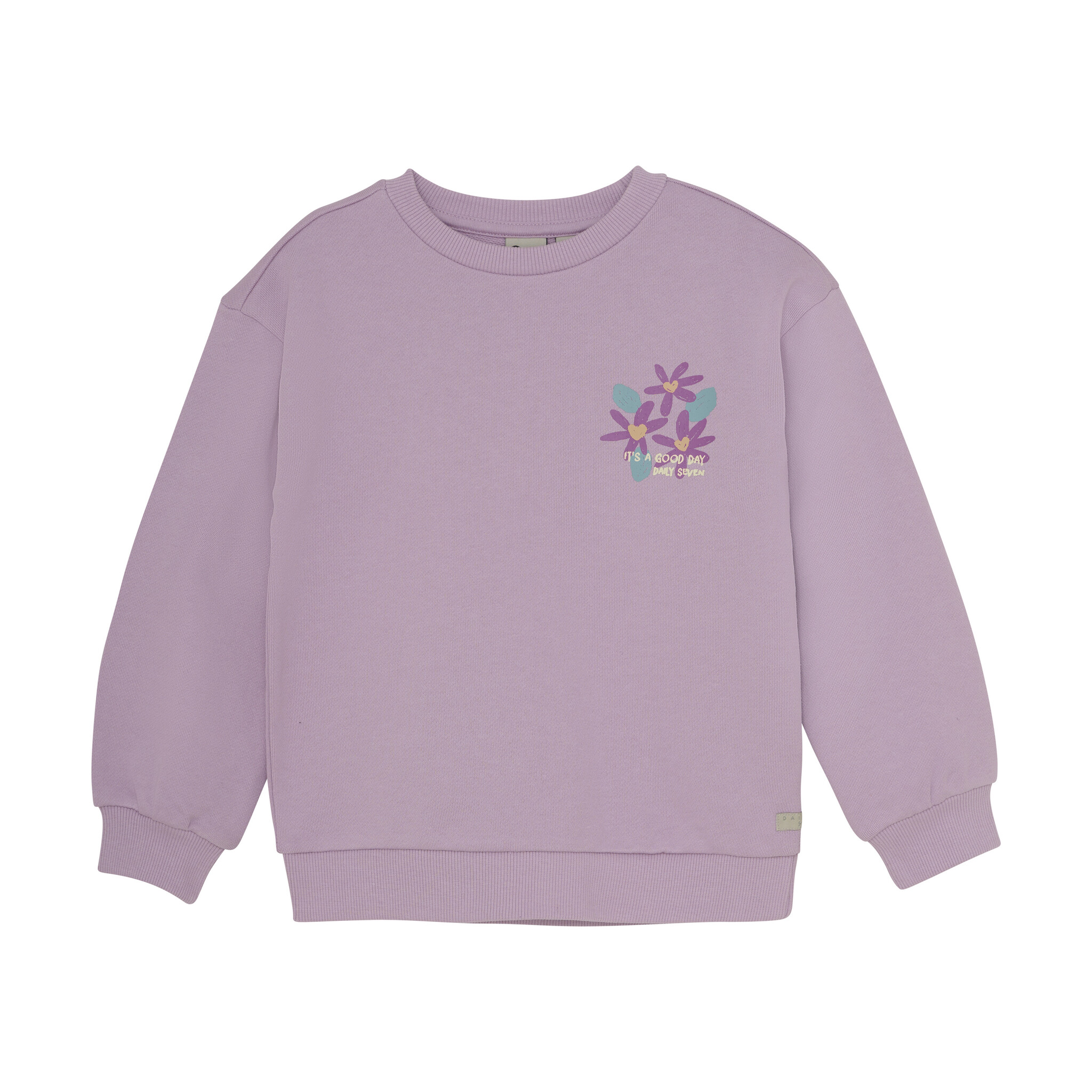 Daily7 Zomer sweater meisjes - paars - print Daily7 Zomer sweater meisjes - paars - print