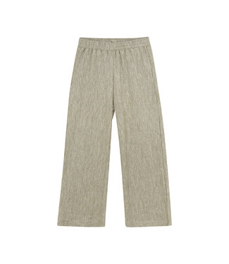 Daily7 Zomer broek meisjes - zand - metallic - wide fit