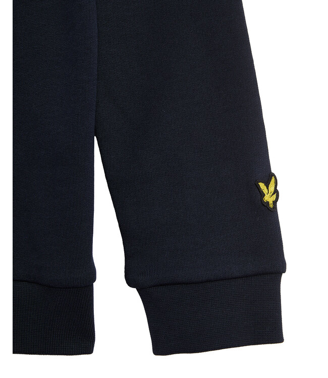 Lyle & Scott winter sweater jongens - Navy blauw - Script