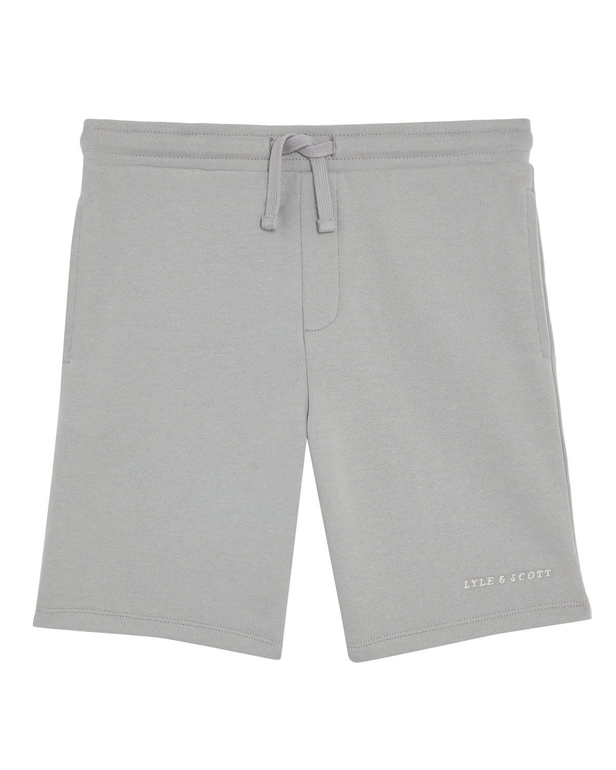 Lyle & Scott zomer sweat short jongens - Grijs mirage - Script Lyle & Scott zomer sweat short jongens - Grijs mirage - Script
