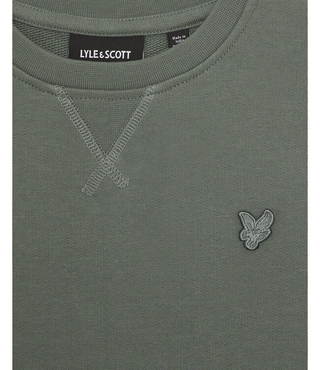 Lyle & Scott winter sweater jongens - Mercurial groen - Tonal