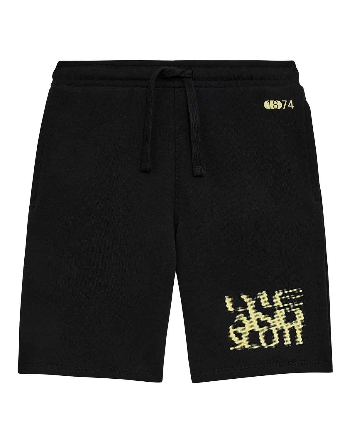 Lyle & Scott zomer sweat short jongens - Jet zwart - Formation Blur Graphic Lyle & Scott zomer sweat short jongens - Jet zwart - Formation Blur Graphic