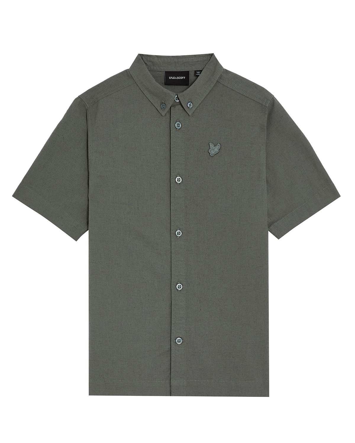 Lyle & Scott zomer blouse S/S jongens - Mercurial groen Lyle & Scott zomer blouse S/S jongens - Mercurial groen