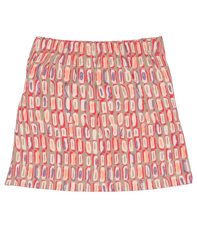 Quapi Zomer rok meisjes - zand - AOP sketch -  Frankie