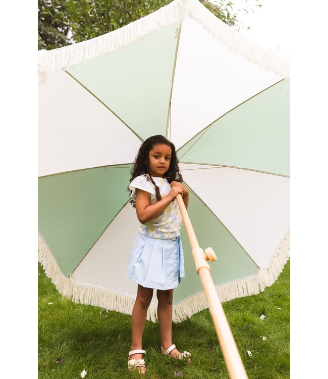 Quapi Zomer rok meisjes - blauw -  Frouke