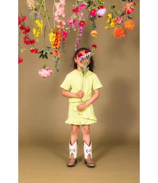 Quapi Zomer rok meisjes - groen -  Flow