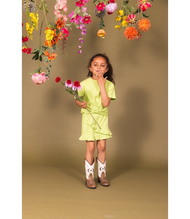 Quapi Zomer rok meisjes - groen -  Flow