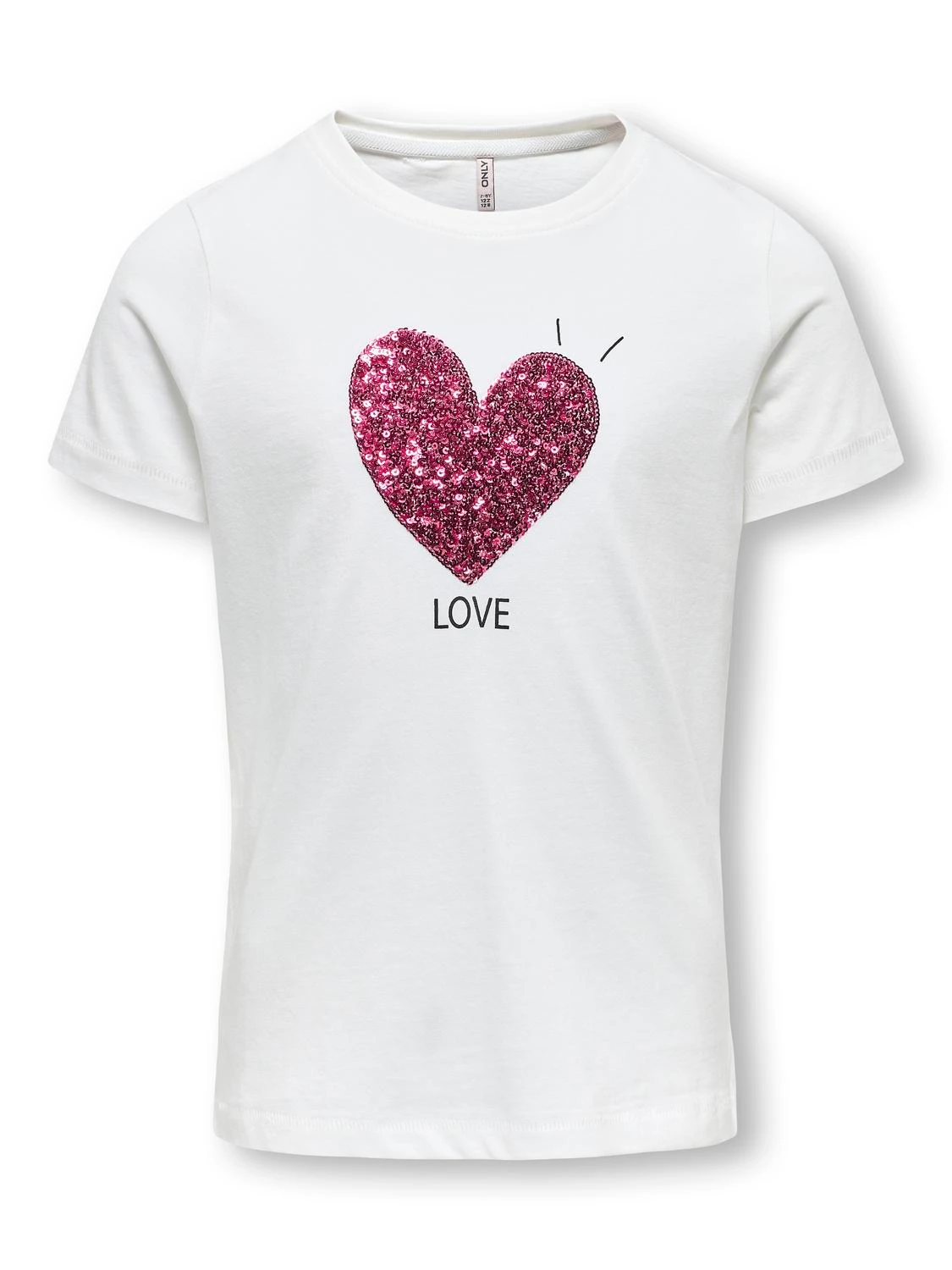 Kids ONLY zomer t-shirt meisjes - wit - Kogcandy Kids ONLY zomer t-shirt meisjes - wit - Kogcandy