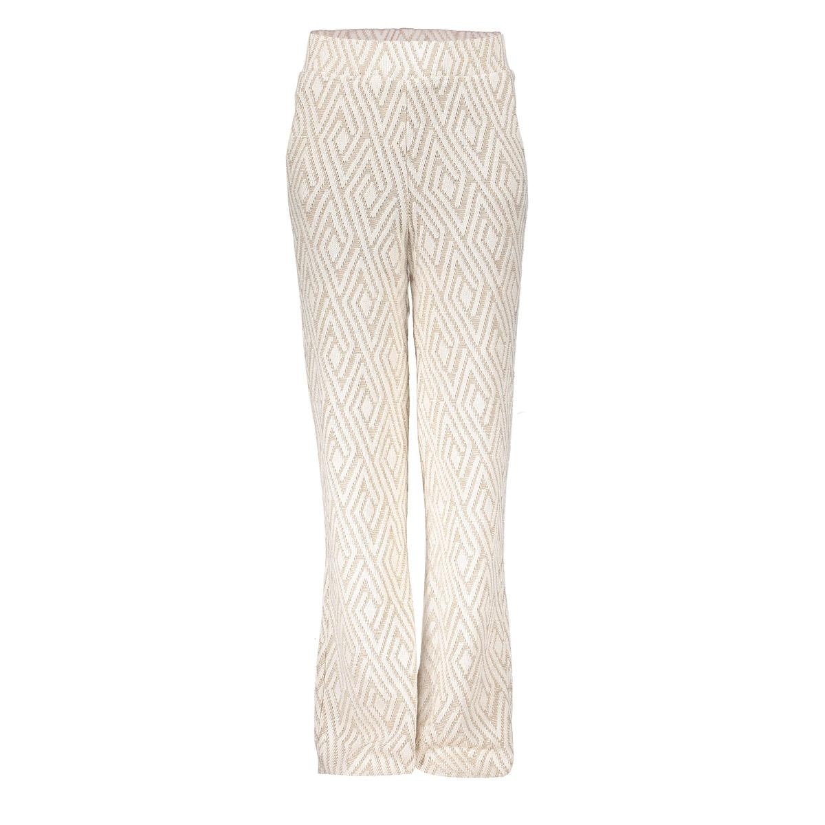 Geisha zomer broek meisjes - jacquard - zand / off wit Geisha zomer broek meisjes - jacquard - zand / off wit