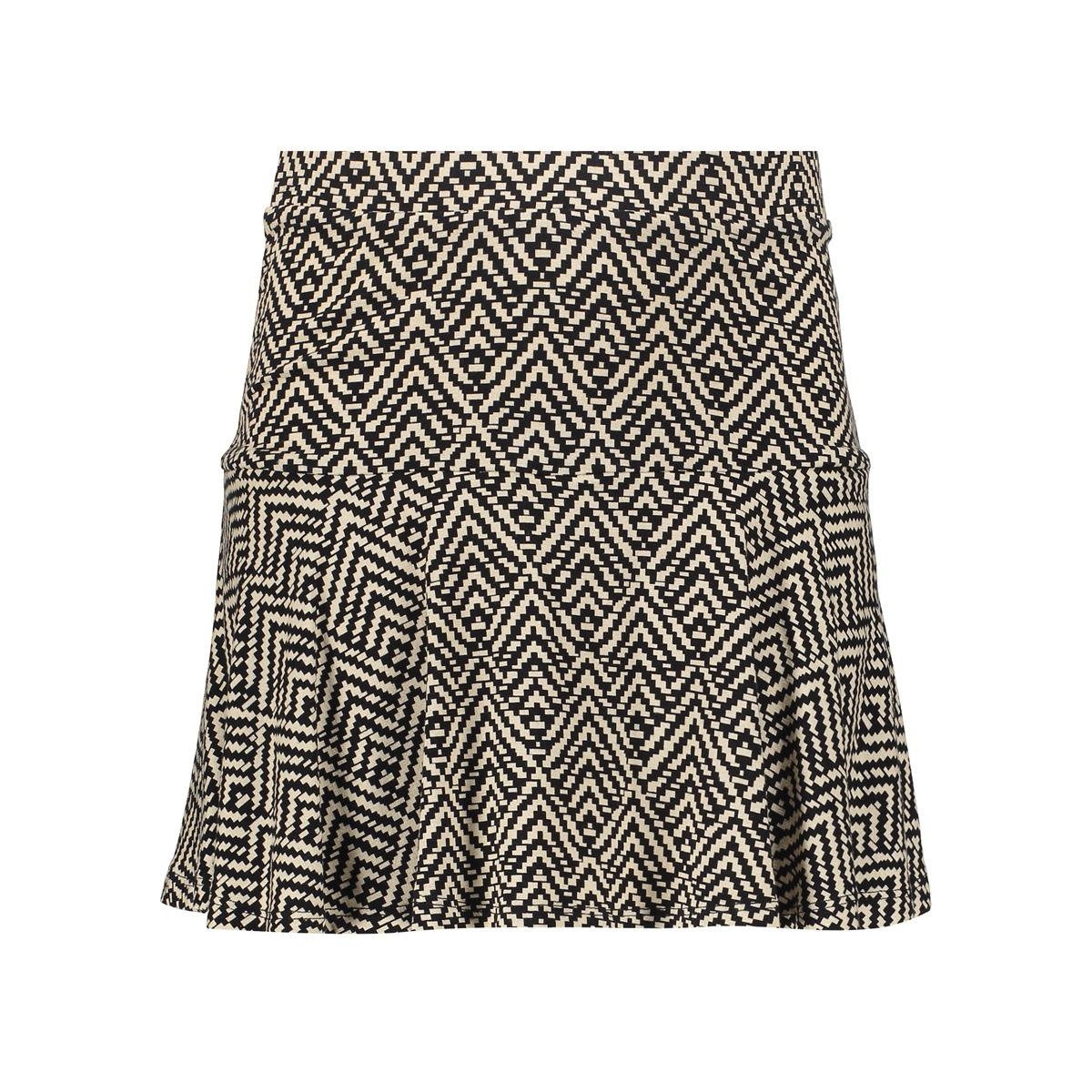 Geisha zomer skort meisjes - AOP - zwart / off wit Geisha zomer skort meisjes - AOP - zwart / off wit