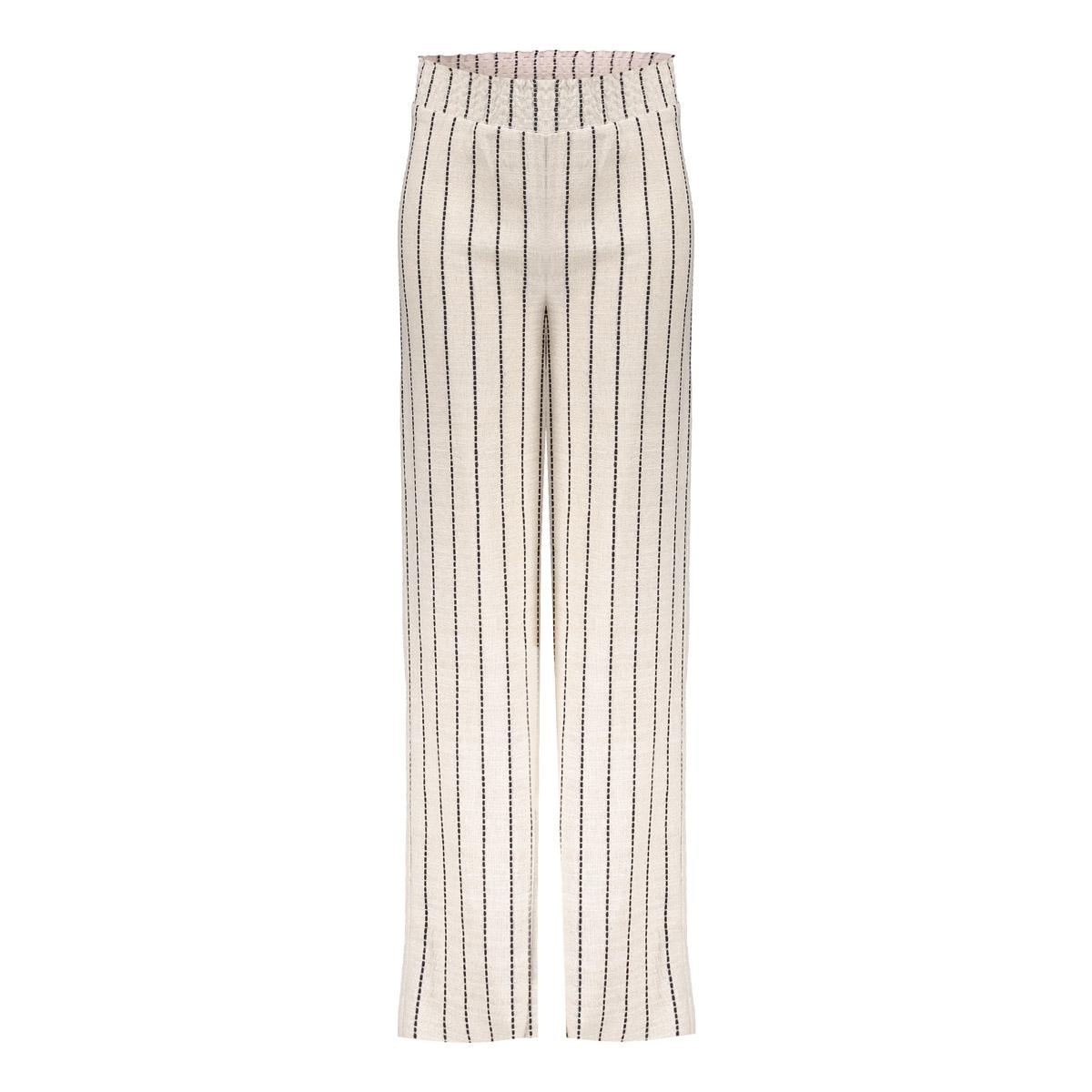 Geisha zomer broek meisjes - gestreept - zand / zwart Geisha zomer broek meisjes - gestreept - zand / zwart