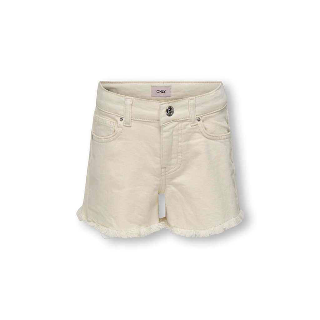 Kids ONLY zomer jeans short meisjes - off wit - Kogrobyn Kids ONLY zomer jeans short meisjes - off wit - Kogrobyn