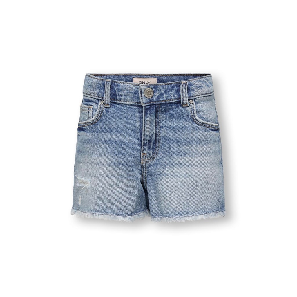 Kids ONLY zomer jeans short meisjes - licht blauw denim - Kogrobyn Kids ONLY zomer jeans short meisjes - licht blauw denim - Kogrobyn