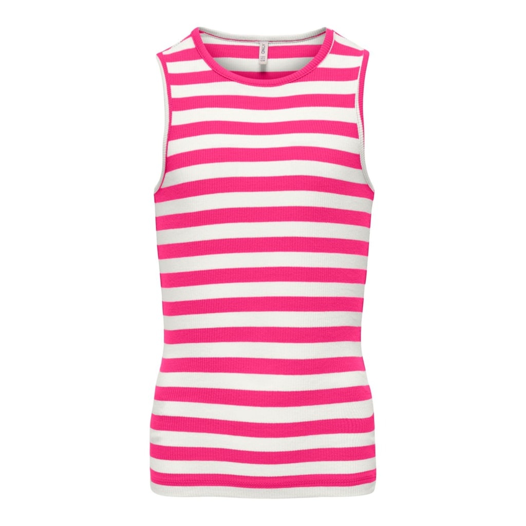 Kids ONLY zomer top meisjes - rib gestreept - fuchsia, roze paars - Kogkenya Kids ONLY zomer top meisjes - rib gestreept - fuchsia, roze paars - Kogkenya