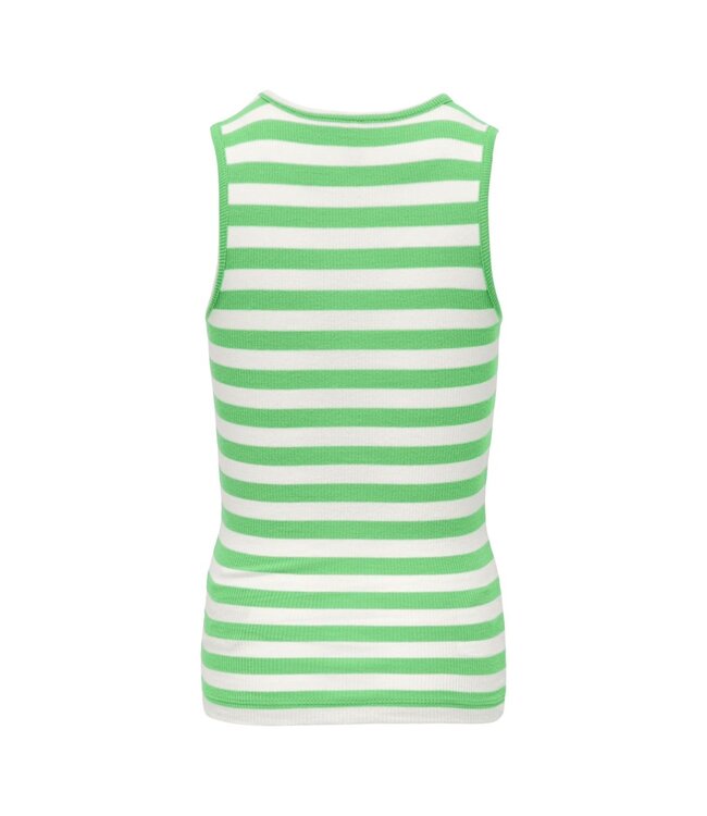 Kids ONLY zomer top meisjes - rib gestreept - groen - Kogkenya