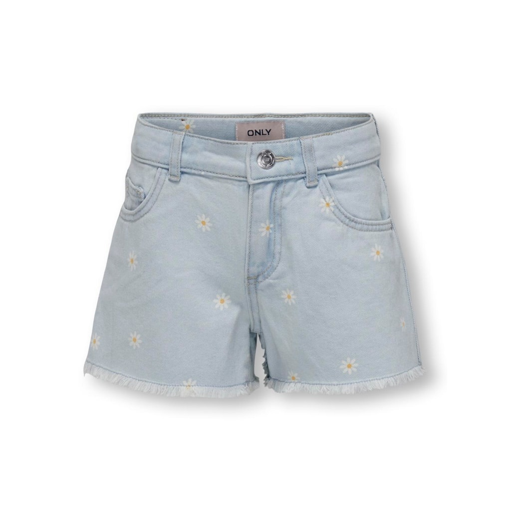 Kids ONLY zomer jeans short meisjes - licht blauw denim - Kogrobyn Kids ONLY zomer jeans short meisjes - licht blauw denim - Kogrobyn