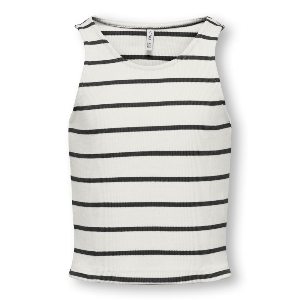 Kids ONLY zomer top S/S meisjes - gestreept - off wit - Kognessa Kids ONLY zomer top S/S meisjes - gestreept - off wit - Kognessa