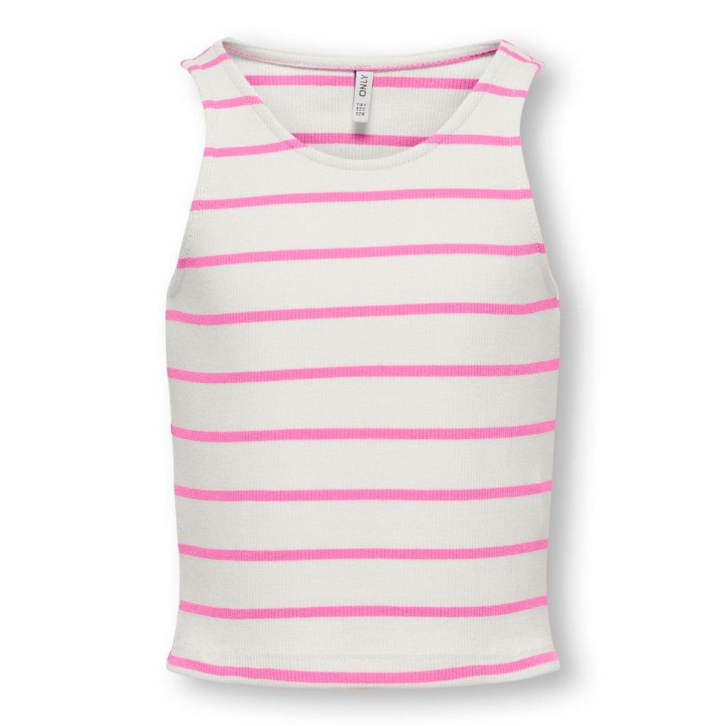 Kids ONLY zomer top S/S meisjes - gestreept - off wit - Kognessa Kids ONLY zomer top S/S meisjes - gestreept - off wit - Kognessa