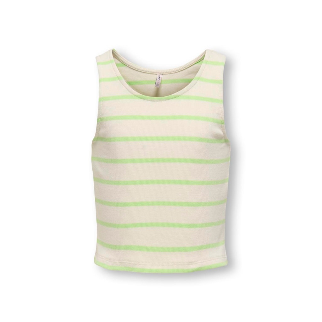 Kids ONLY zomer top S/S meisjes - gestreept - groen - Kognessa Kids ONLY zomer top S/S meisjes - gestreept - groen - Kognessa