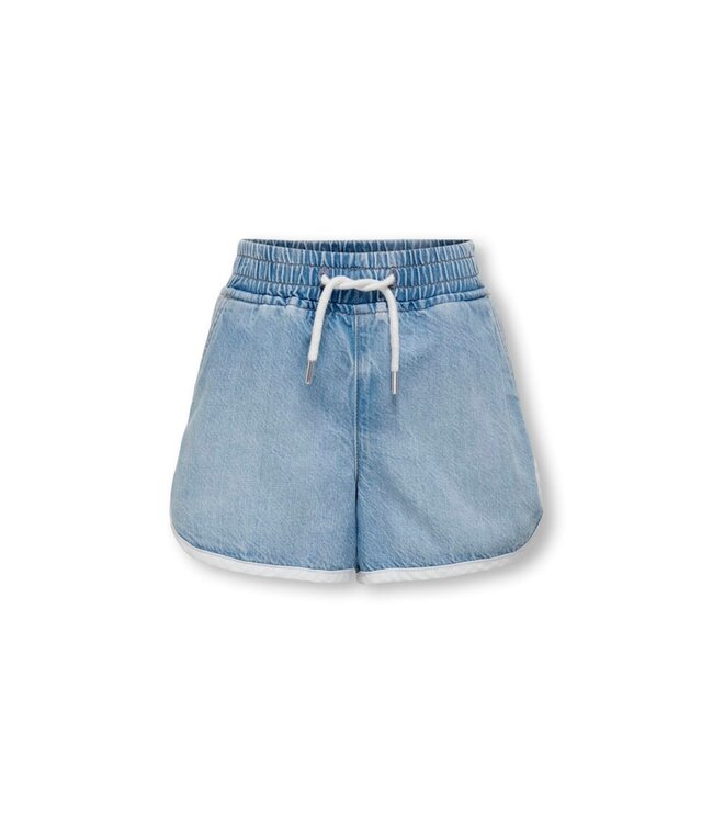 Kids ONLY zomer jeans short meisjes - licht blauw denim - Kogpierce