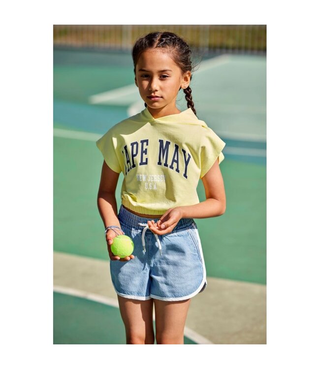 Kids ONLY zomer jeans short meisjes - licht blauw denim - Kogpierce