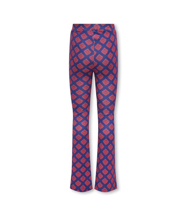 Kids ONLY zomer flair broek meisjes - AOP - blauw - Kogpaige