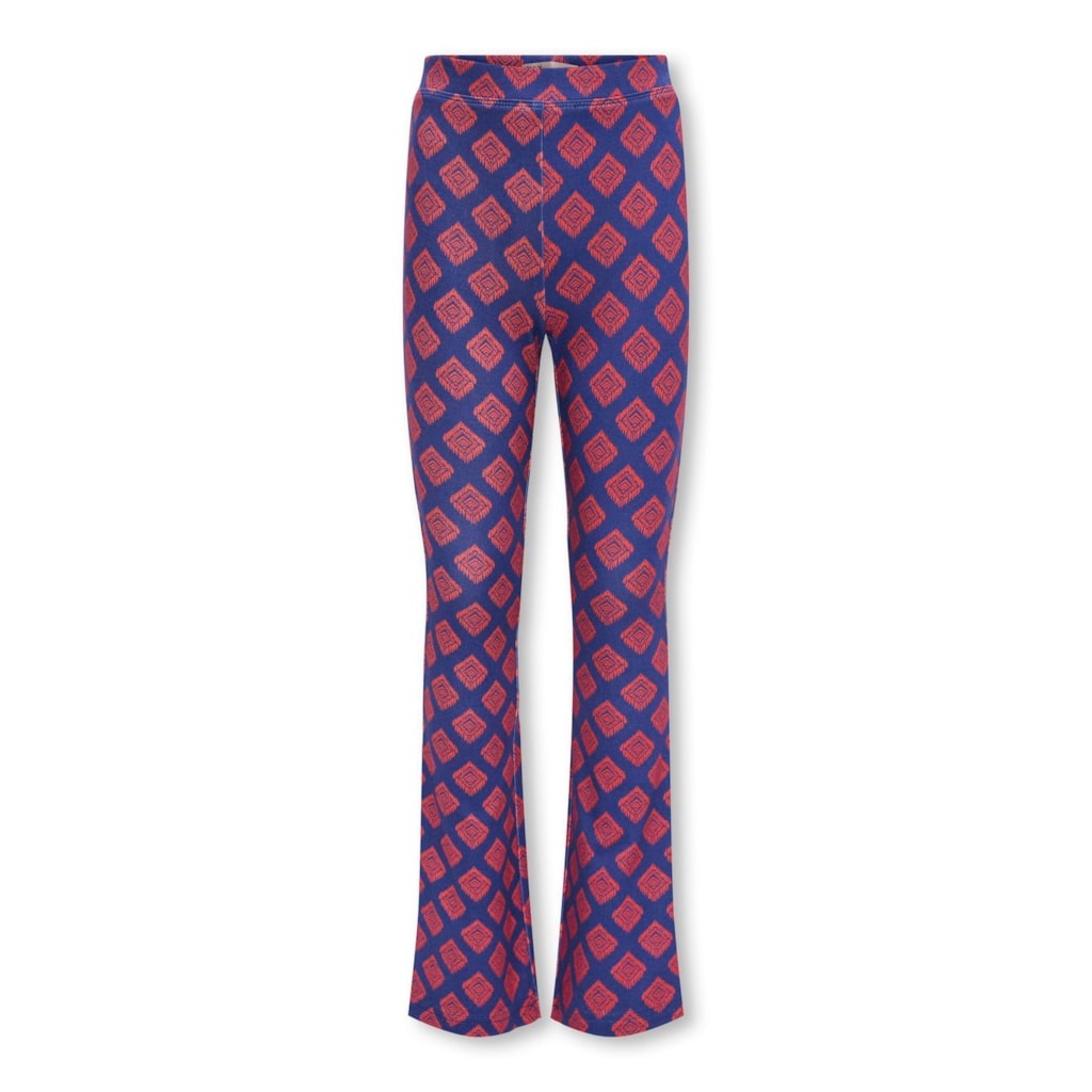 Kids ONLY zomer flair broek meisjes - AOP - blauw - Kogpaige Kids ONLY zomer flair broek meisjes - AOP - blauw - Kogpaige