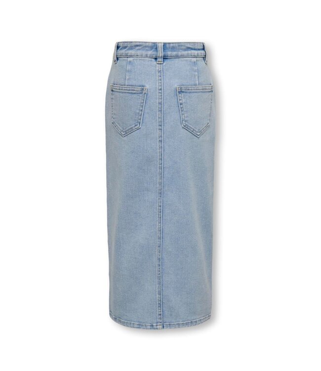 Kids ONLY zomer jeans midi rok meisjes - licht blauw denim - Kogsiri