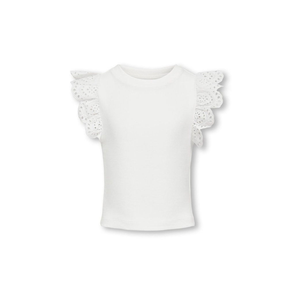Kids ONLY zomer top S/S meisjes - off wit - Kogdrea Kids ONLY zomer top S/S meisjes - off wit - Kogdrea