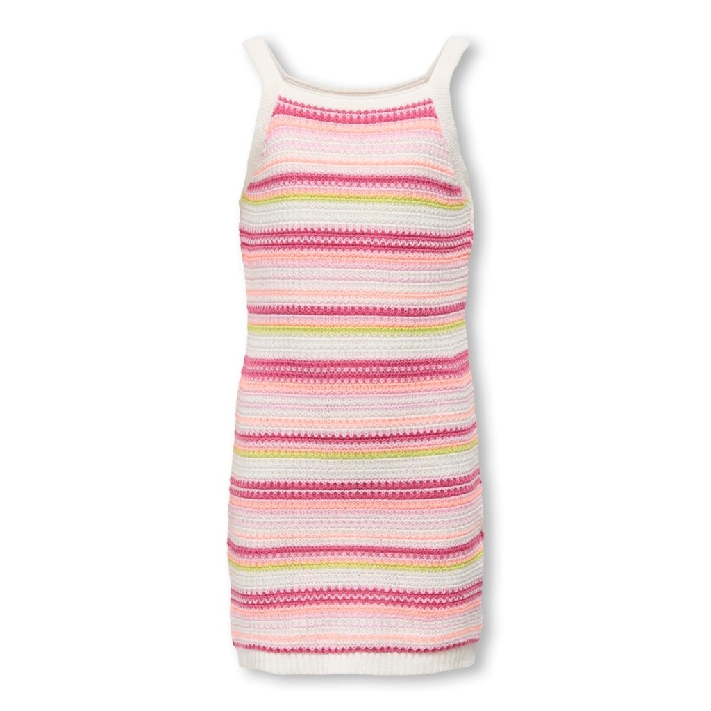 Kids ONLY zomer jurk meisjes - gestreept - roze - Kogbelli Kids ONLY zomer jurk meisjes - gestreept - roze - Kogbelli