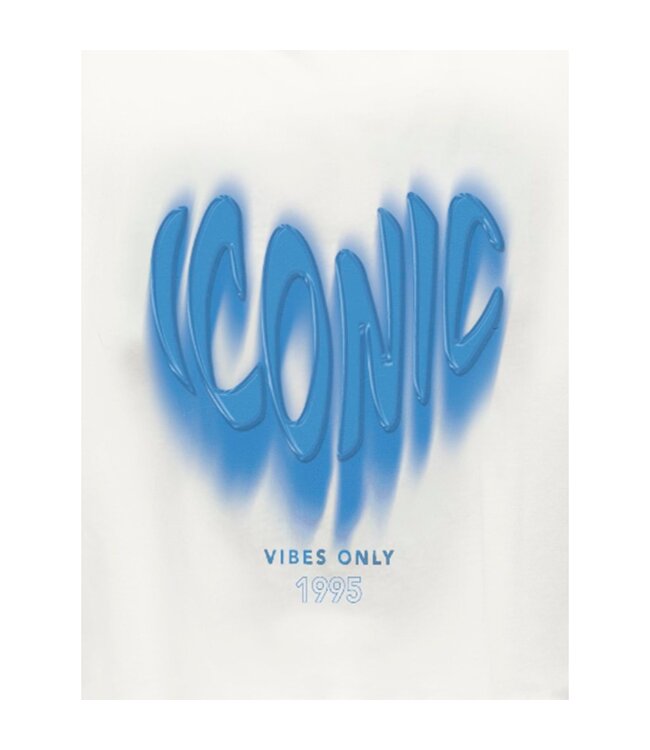 Kids ONLY zomer t-shirt S/S meisjes -  print - off wit - Kogdaphne