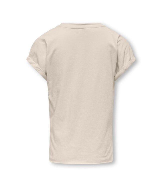 Kids ONLY zomer top S/S meisjes - beige - Koglucy