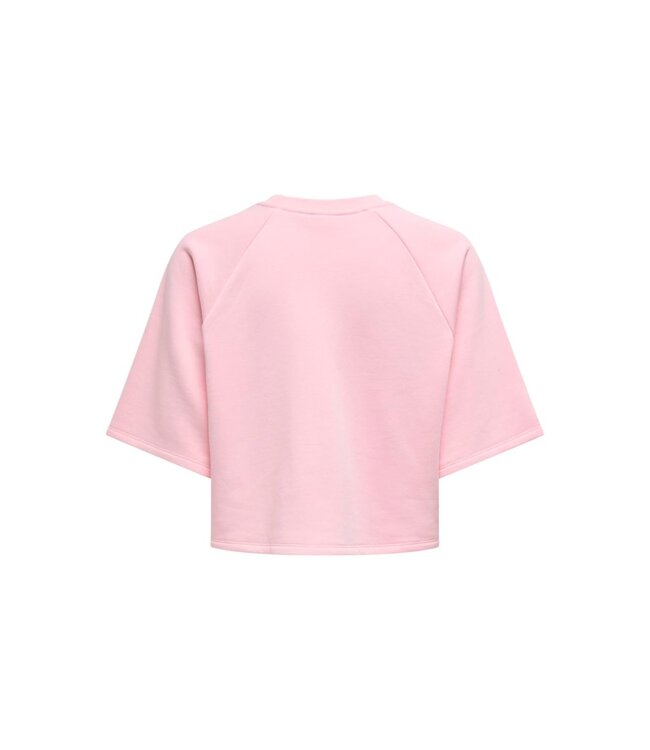 Kids ONLY zomer shirt S/S meisjes - print - roze - Kogcora