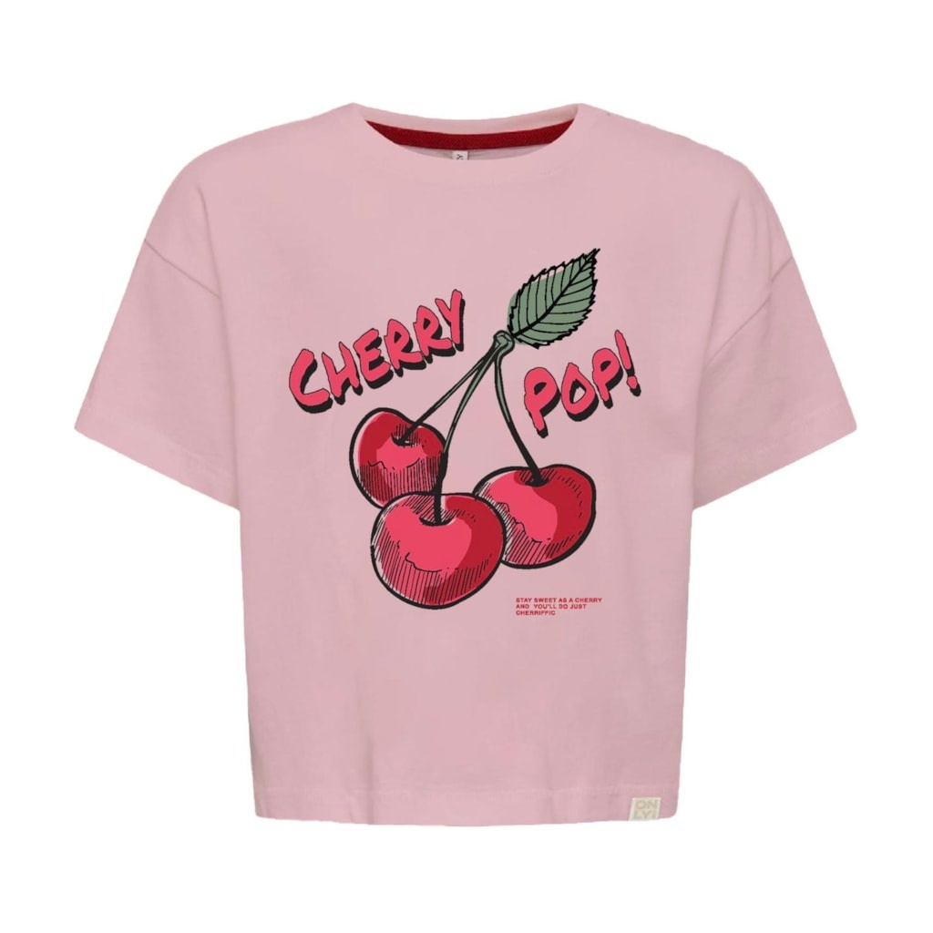 Kids ONLY zomer t-shirt S/S meisjes - loose fit - roze - Kogcharlotte Kids ONLY zomer t-shirt S/S meisjes - loose fit - roze - Kogcharlotte