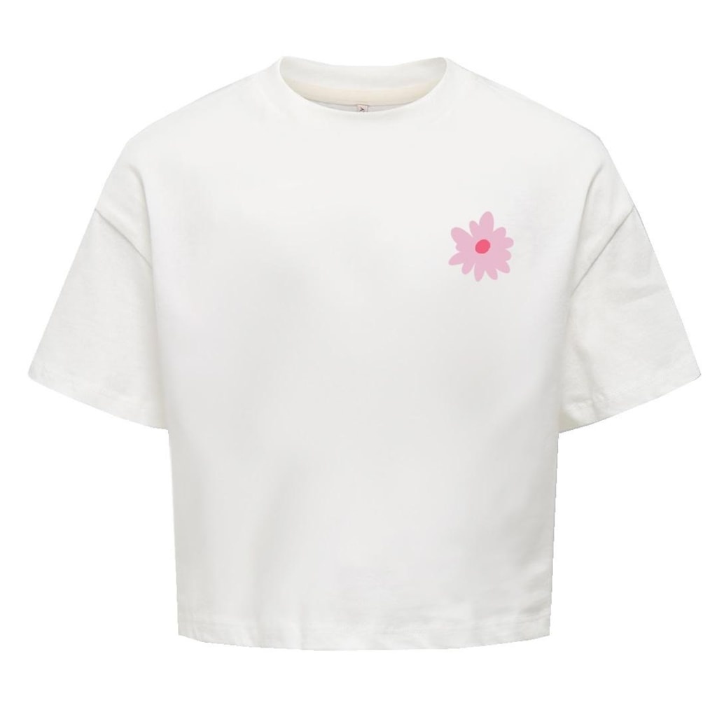 Kids ONLY zomer top S/S meisjes - loose fit - off wit - Kogvacay Kids ONLY zomer top S/S meisjes - loose fit - off wit - Kogvacay