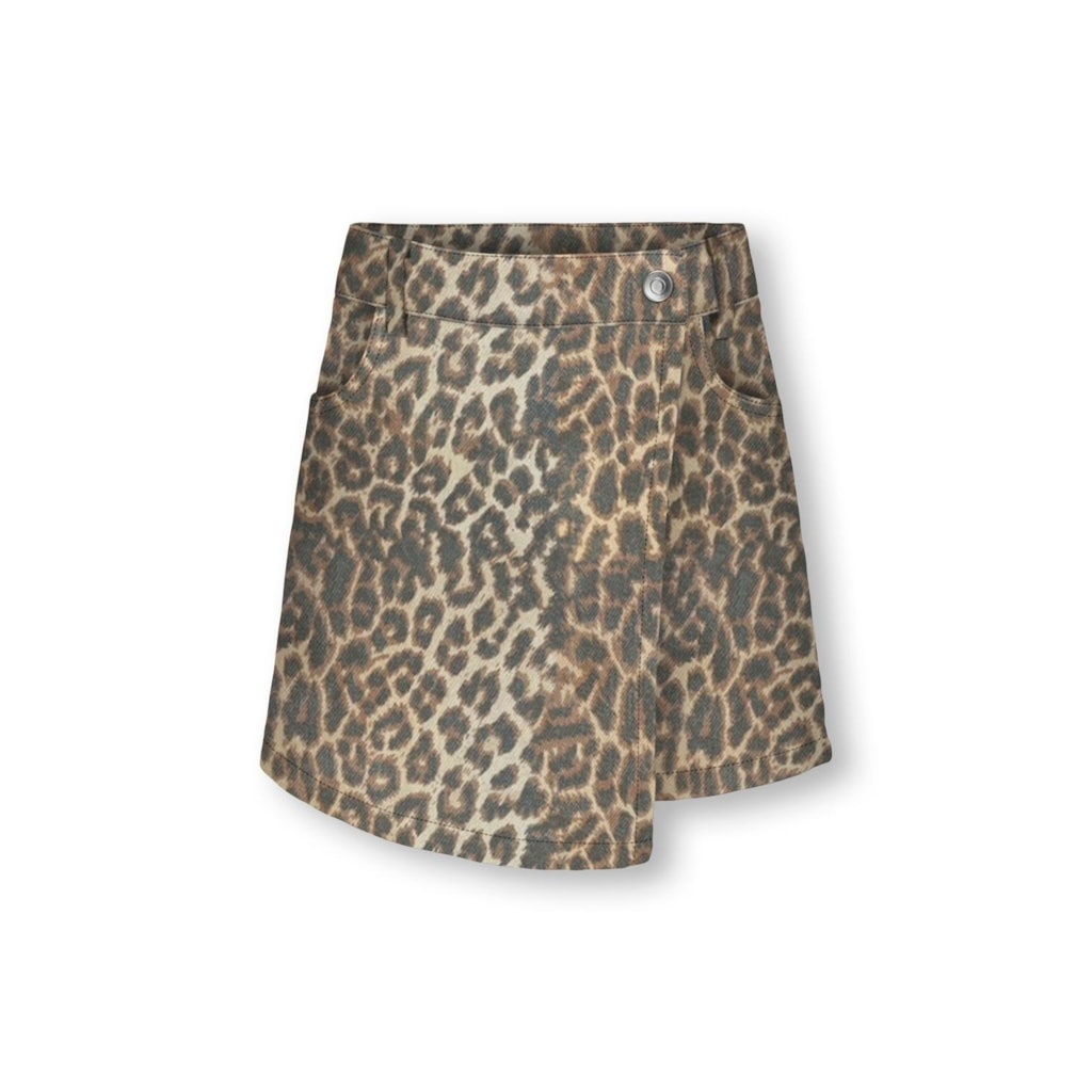 Kids ONLY zomer skort meisjes - AOP - bruin - Kognaomi Kids ONLY zomer skort meisjes - AOP - bruin - Kognaomi