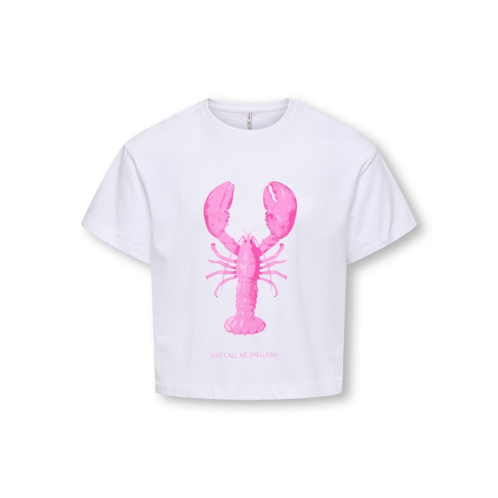 Kids ONLY zomer top S/S meisjes - print - wit - Kogkelly Kids ONLY zomer top S/S meisjes - print - wit - Kogkelly
